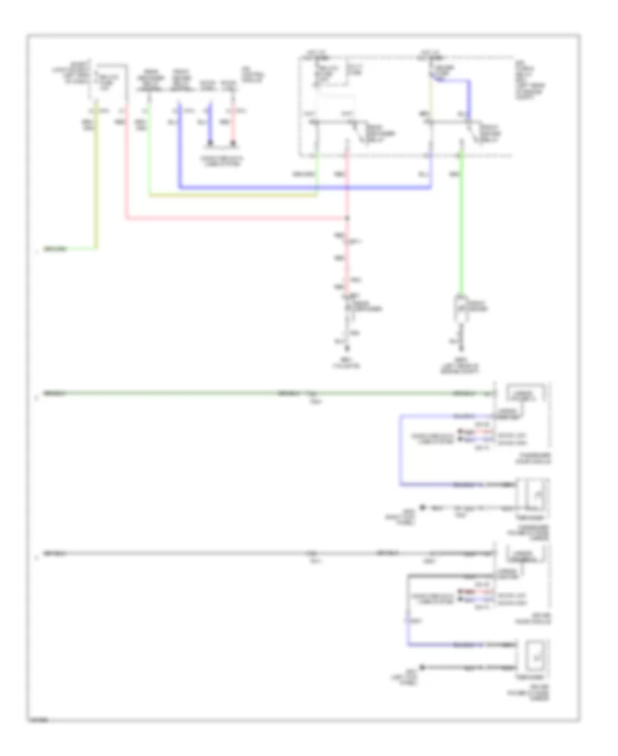 Defoggers Wiring Diagram with Auto Defogger 2 of 2 for Hyundai Santa Fe GLS 2014