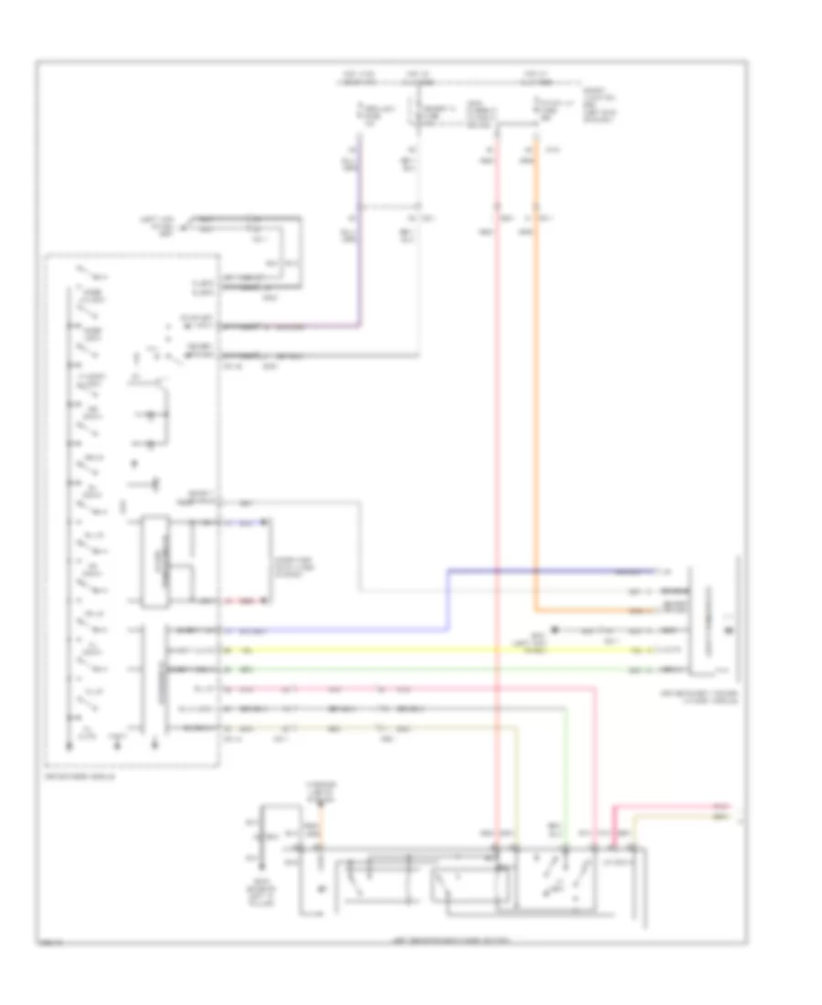 Power Windows Wiring Diagram with Safety Power Windows 1 of 2 for Hyundai Santa Fe GLS 2014