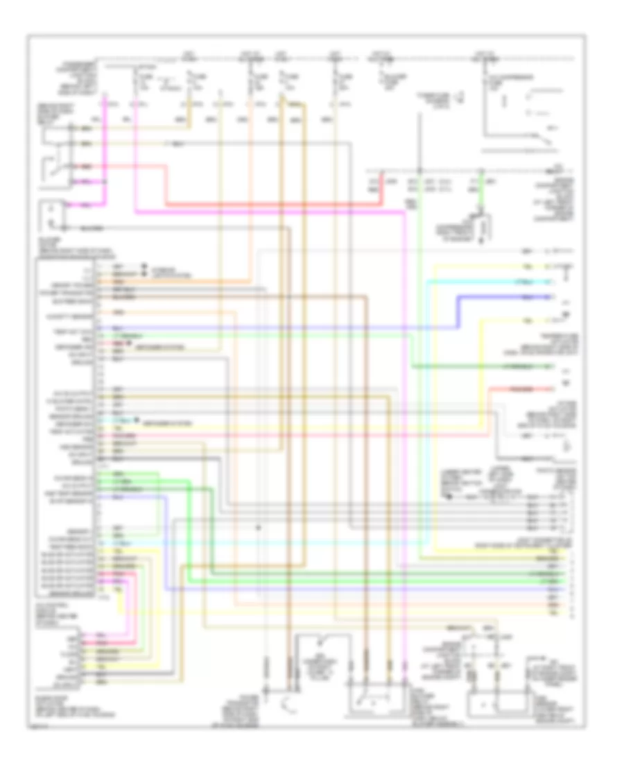 Automatic A C Wiring Diagram 1 of 2 for Hyundai Sonata LX 2005