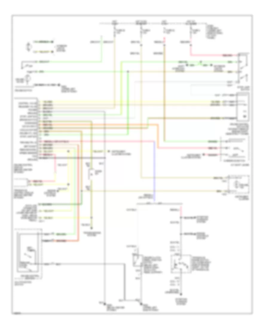 Cruise Control Wiring Diagram for Hyundai Sonata GLS 1998