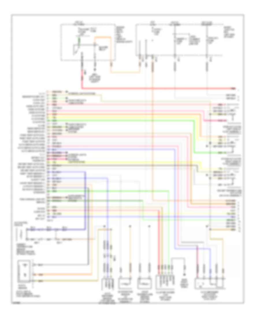 Automatic A C Wiring Diagram 1 of 3 for Hyundai Santa Fe Limited 2014