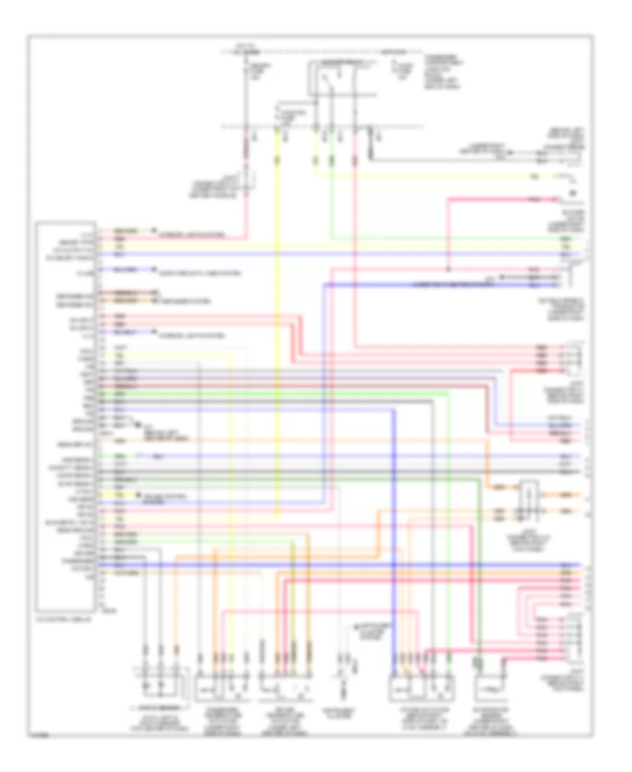 Automatic A C Wiring Diagram 1 of 2 for Hyundai Azera GLS 2009