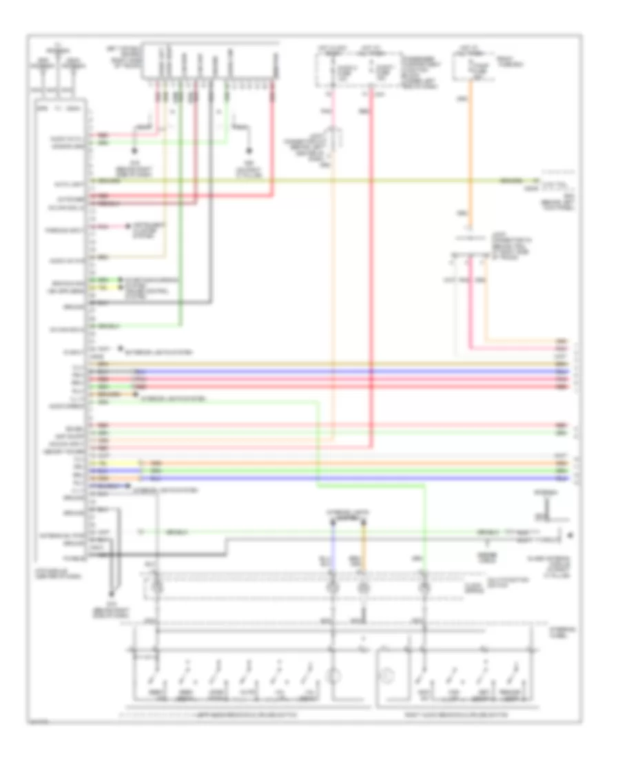 Radio Wiring Diagram, with Navigation  with JBL Amplifier (1 of 2) for Hyundai Azera GLS 2009
