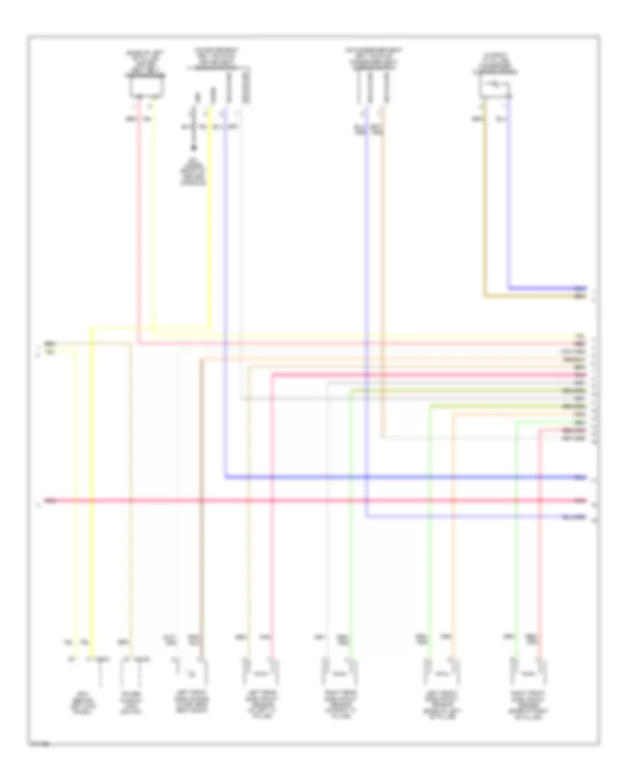 Supplemental Restraints Wiring Diagram (2 of 3) for Hyundai Azera GLS 2009