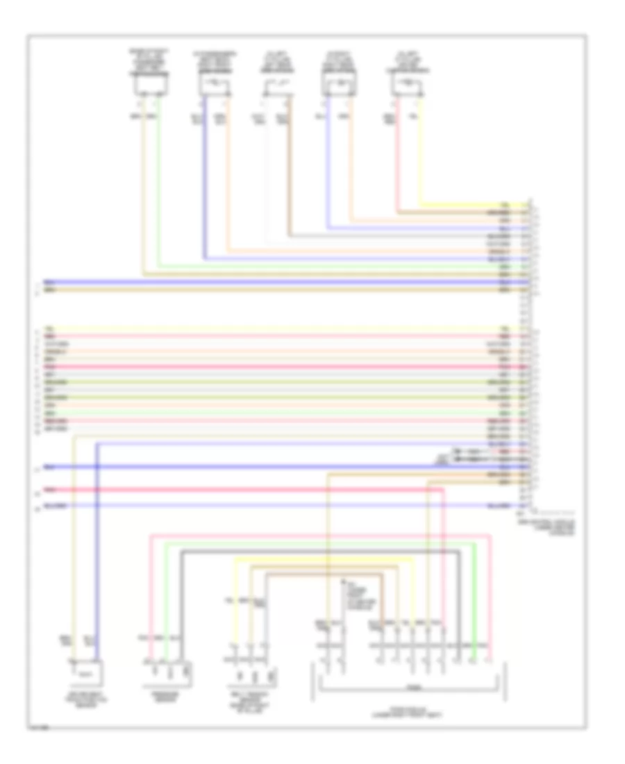 Supplemental Restraints Wiring Diagram (3 of 3) for Hyundai Azera GLS 2009