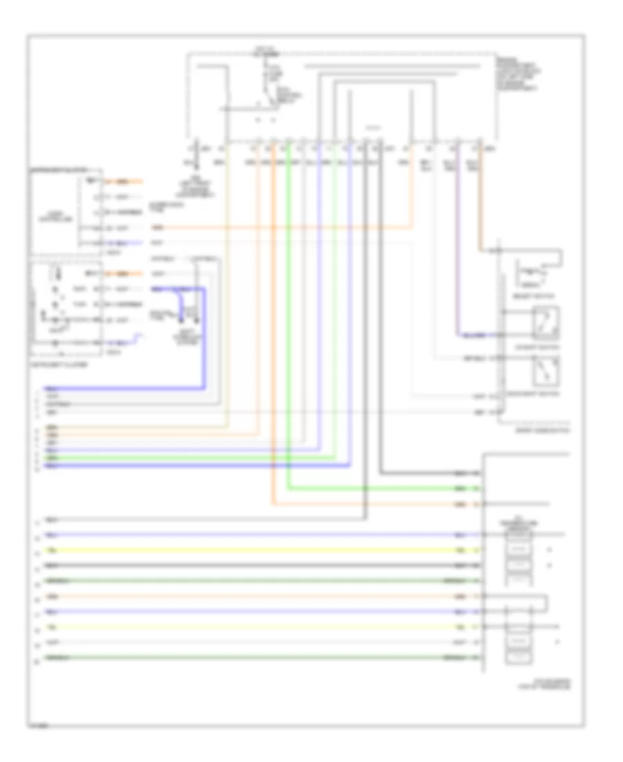 Transmission Wiring Diagram (2 of 2) for Hyundai Azera GLS 2009