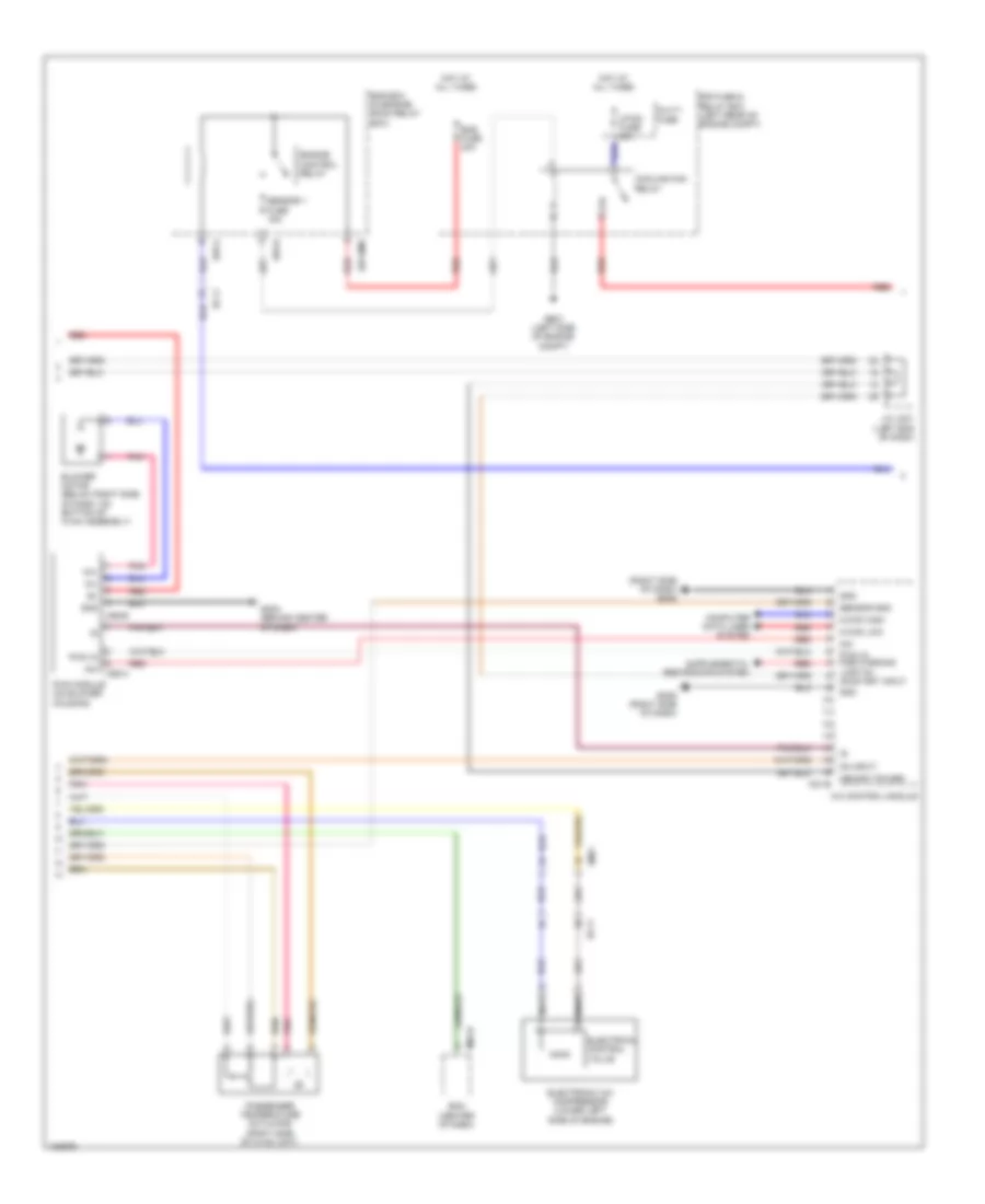Automatic AC Wiring Diagram (2 of 3) for Hyundai Santa Fe Sport 2014