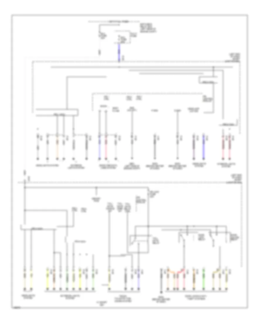 IPS Control Module Wiring Diagram (1 of 2) for Hyundai Santa Fe Sport 2014