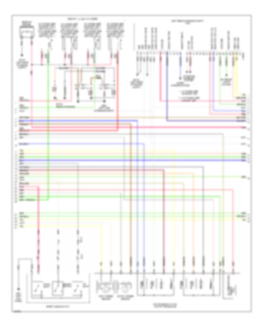 2.4L, Engine Performance Wiring Diagram (3 of 5) for Hyundai Santa Fe Sport 2014