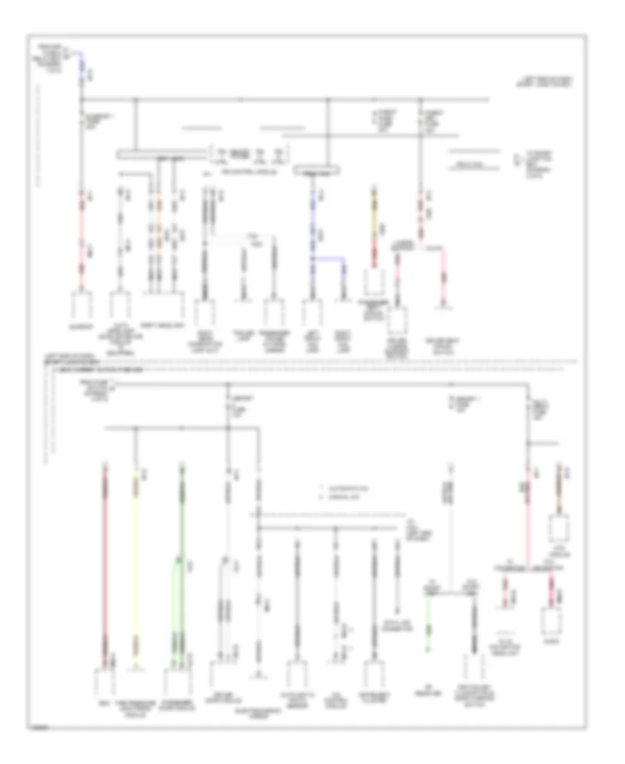 Power Distribution Wiring Diagram (5 of 8) for Hyundai Santa Fe Sport 2014