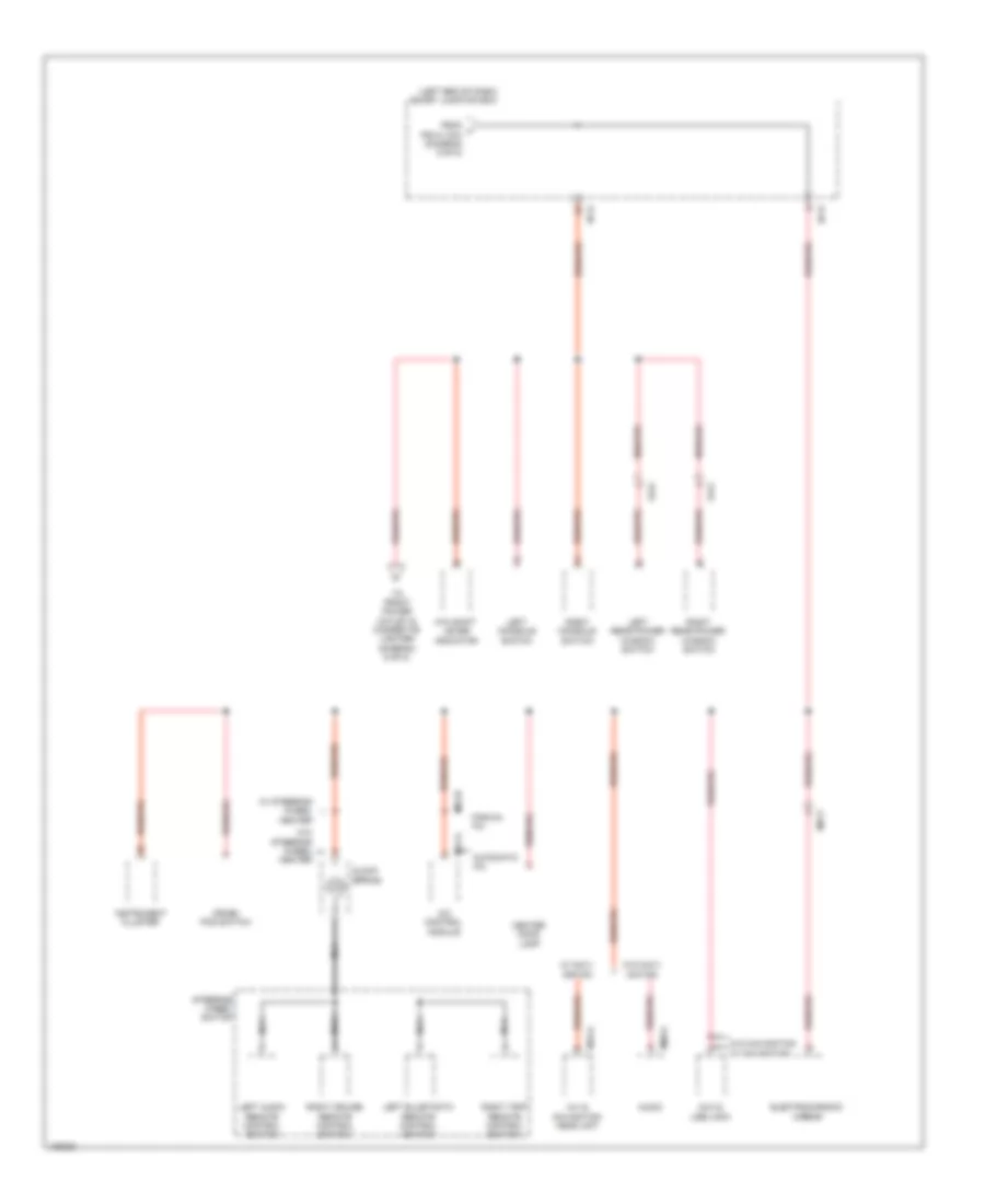 Power Distribution Wiring Diagram (8 of 8) for Hyundai Santa Fe Sport 2014