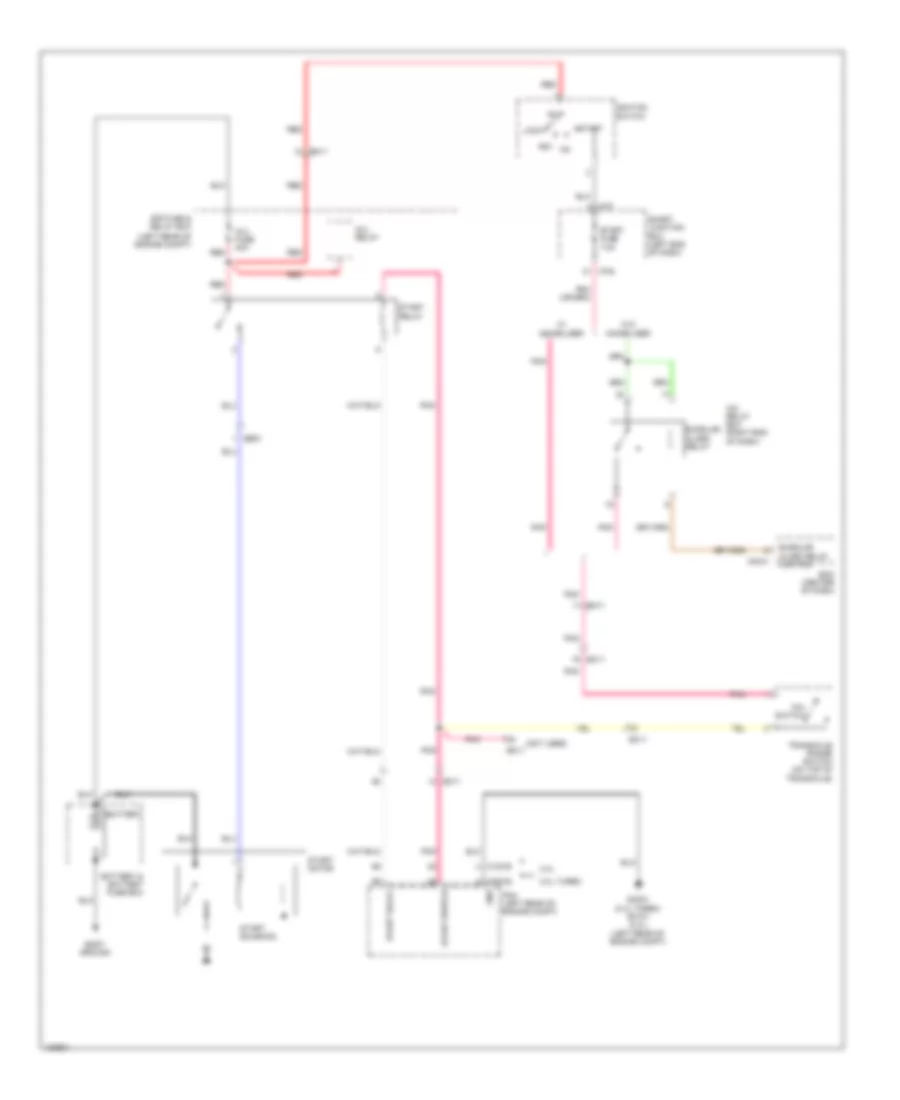 Starting Wiring Diagram without Smart Key for Hyundai Santa Fe Sport 2014