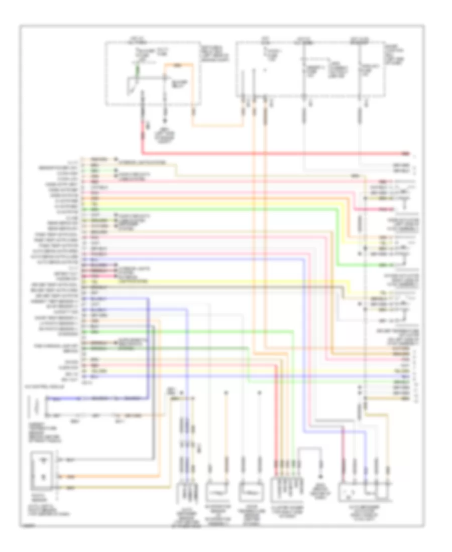 Automatic A C Wiring Diagram 1 of 3 for Hyundai Santa Fe Sport 2 0T 2014