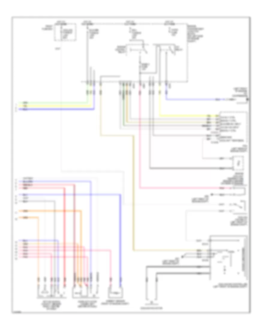 Automatic A C Wiring Diagram 2 of 2 for Hyundai Azera Limited 2009