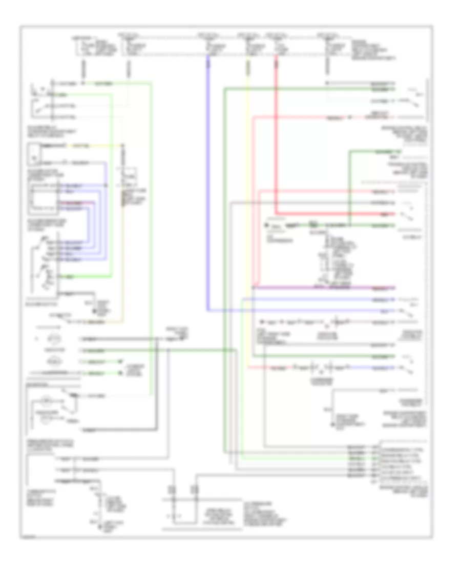 A C Wiring Diagram for Hyundai Tiburon FX 1998