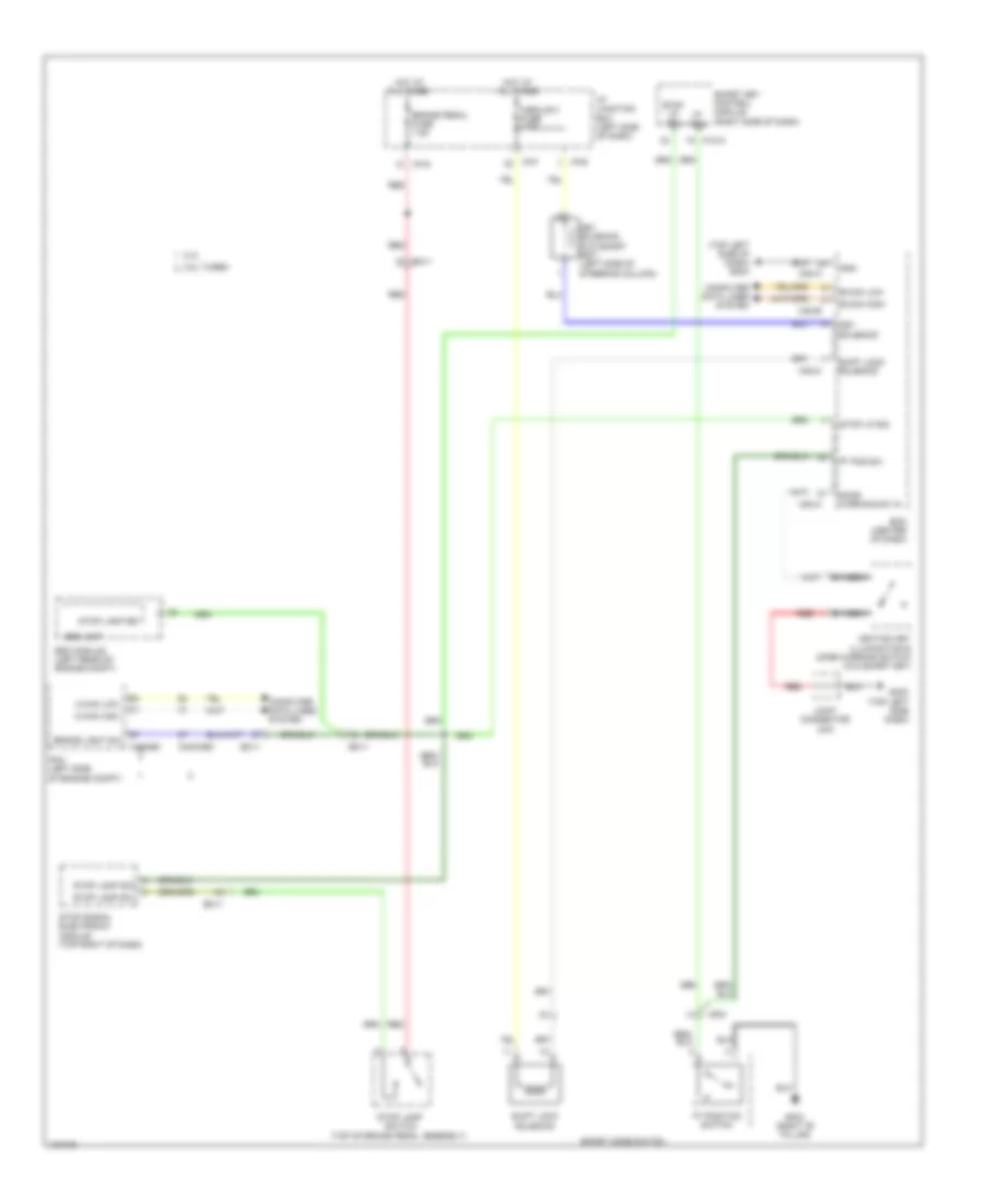 Shift Interlock Wiring Diagram Except Hybrid for Hyundai Sonata GLS 2014