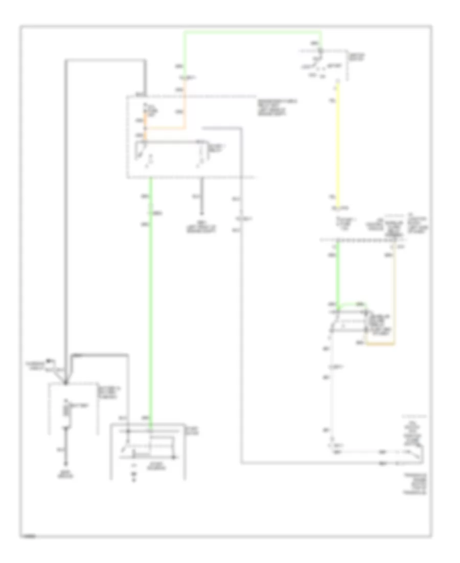 Starting Wiring Diagram, without Smart Key for Hyundai Sonata GLS 2014