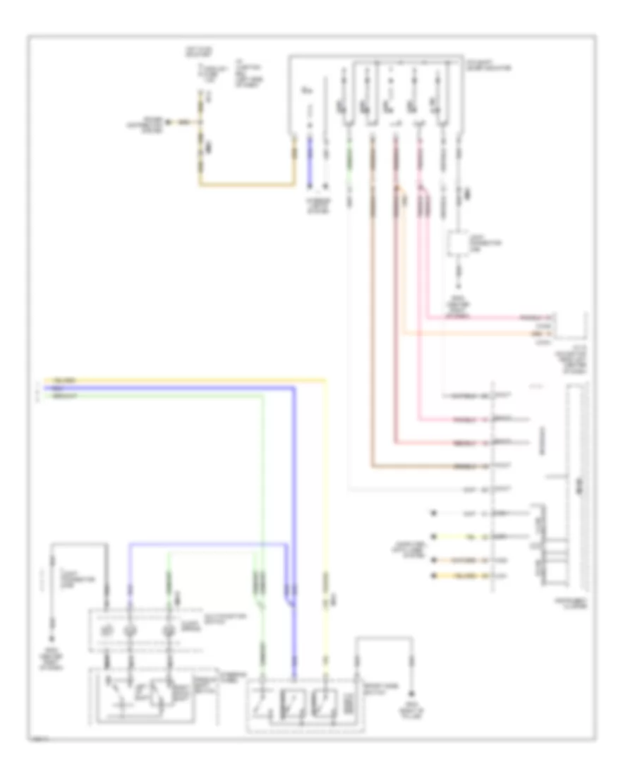 Transmission Wiring Diagram Except Hybrid 2 of 2 for Hyundai Sonata GLS 2014