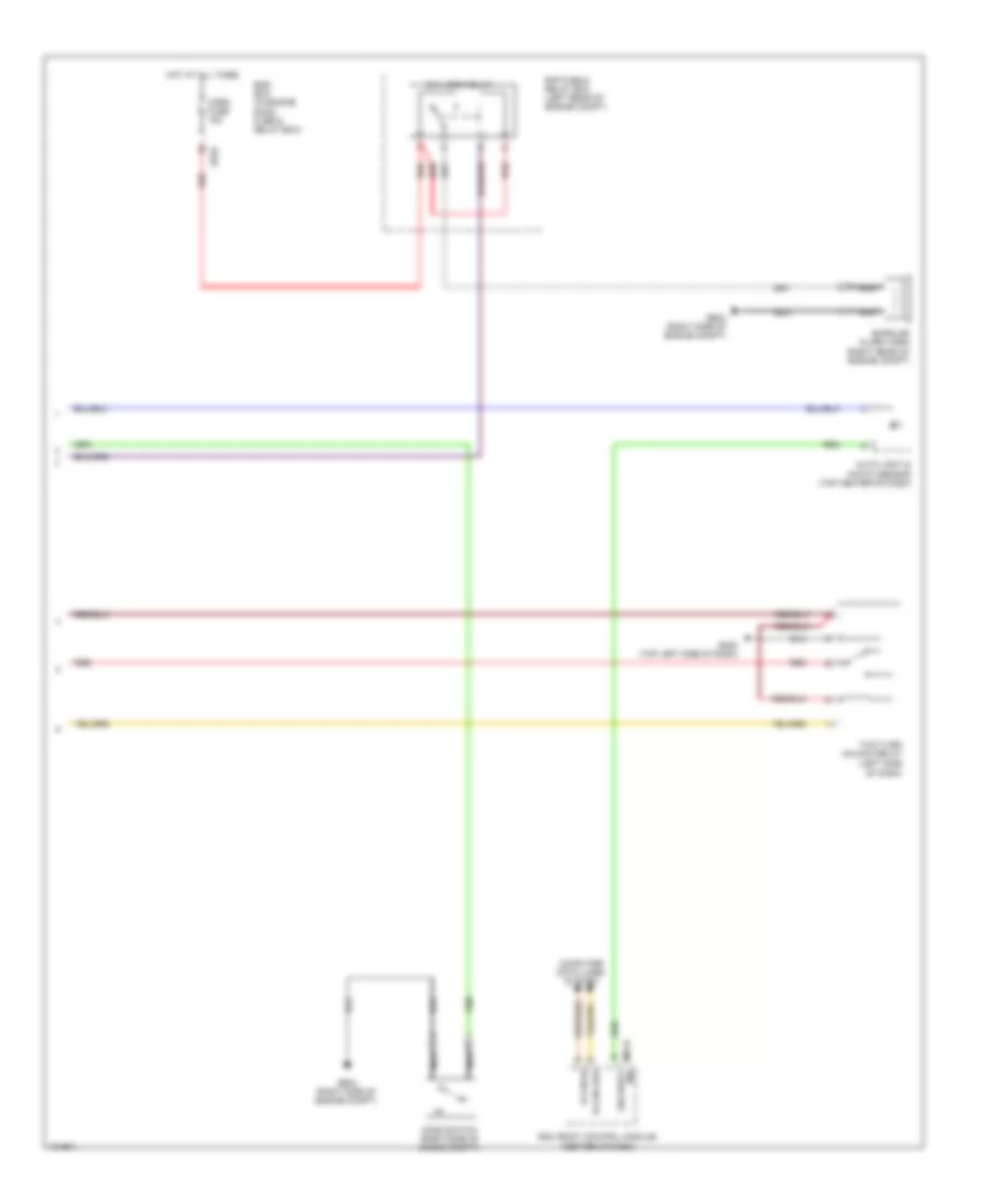Forced Entry Wiring Diagram, Except Hybrid (2 of 2) for Hyundai Sonata GLS 2014
