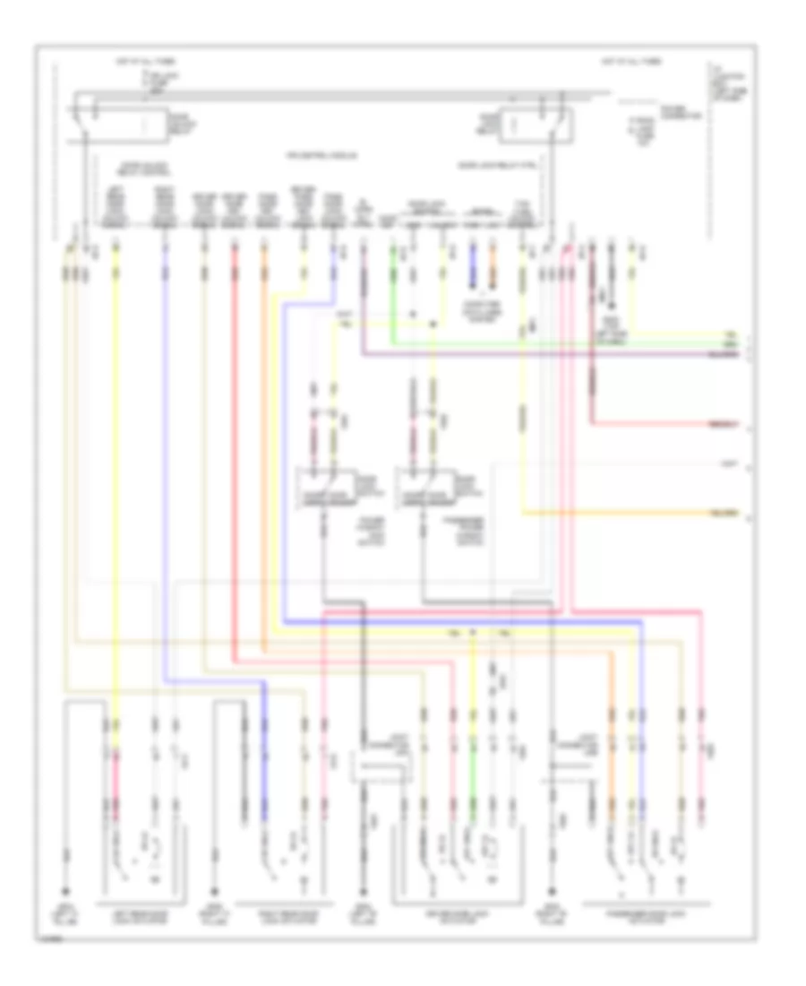 Forced Entry Wiring Diagram, Hybrid (1 of 2) for Hyundai Sonata GLS 2014