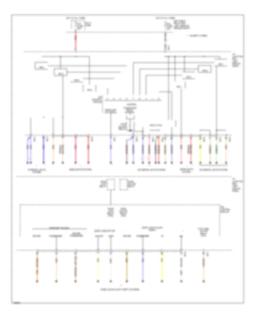 IPS Control Module Wiring Diagram (1 of 2) for Hyundai Sonata GLS 2014