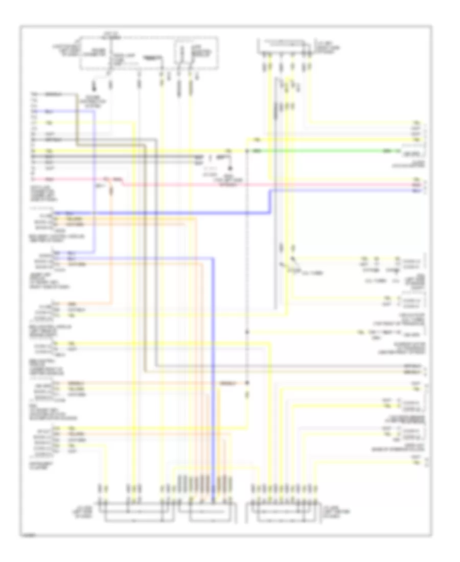 Computer Data Lines Wiring Diagram Except Hybrid 1 of 3 for Hyundai Sonata GLS 2014