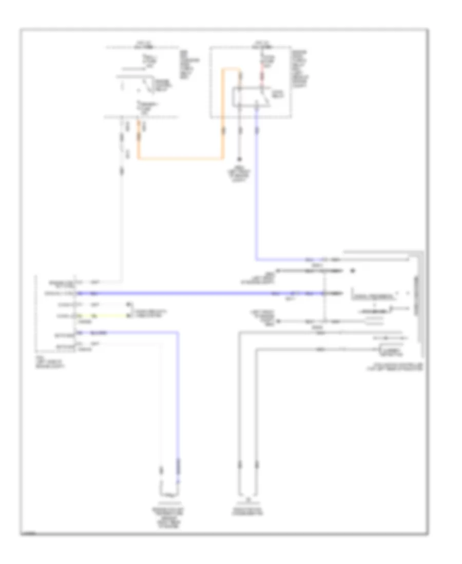 2 4L Cooling Fan Wiring Diagram Except Hybrid for Hyundai Sonata GLS 2014