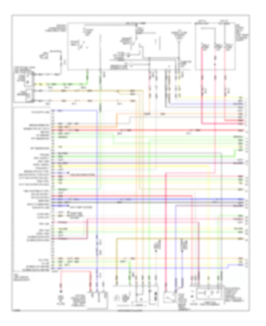 2 4L Hybrid MFI Control Wiring Diagram 1 of 5 for Hyundai Sonata GLS 2014