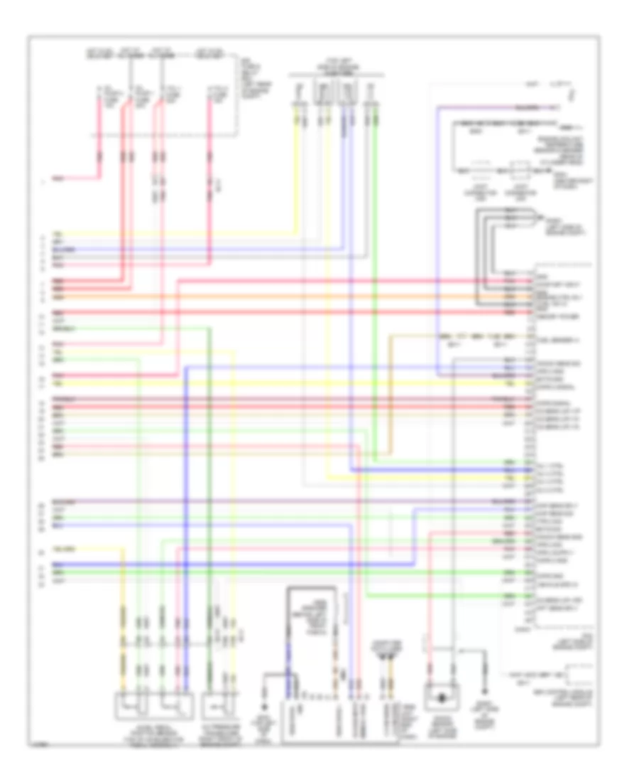 2 4L Hybrid MFI Control Wiring Diagram 5 of 5 for Hyundai Sonata GLS 2014
