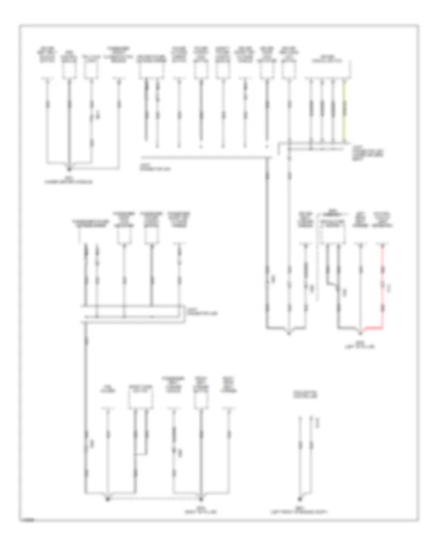 Ground Distribution Wiring Diagram Hybrid 3 of 4 for Hyundai Sonata GLS 2014