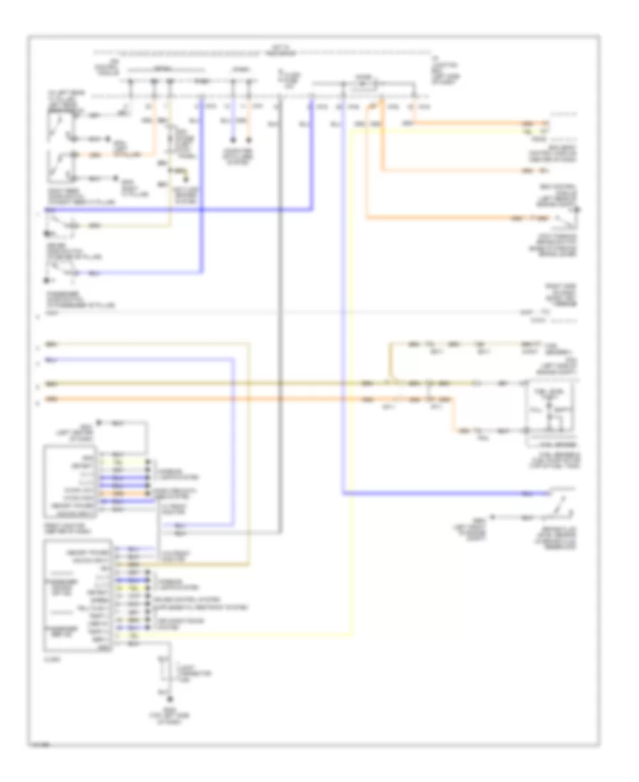 Instrument Cluster Wiring Diagram, Hybrid (2 of 2) for Hyundai Sonata GLS 2014