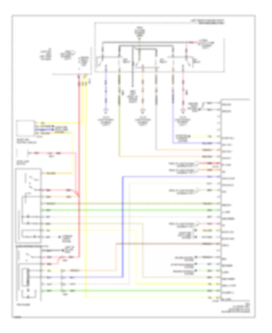 Power Distribution Wiring Diagram Except Hybrid 6 of 7 for Hyundai Sonata GLS 2014