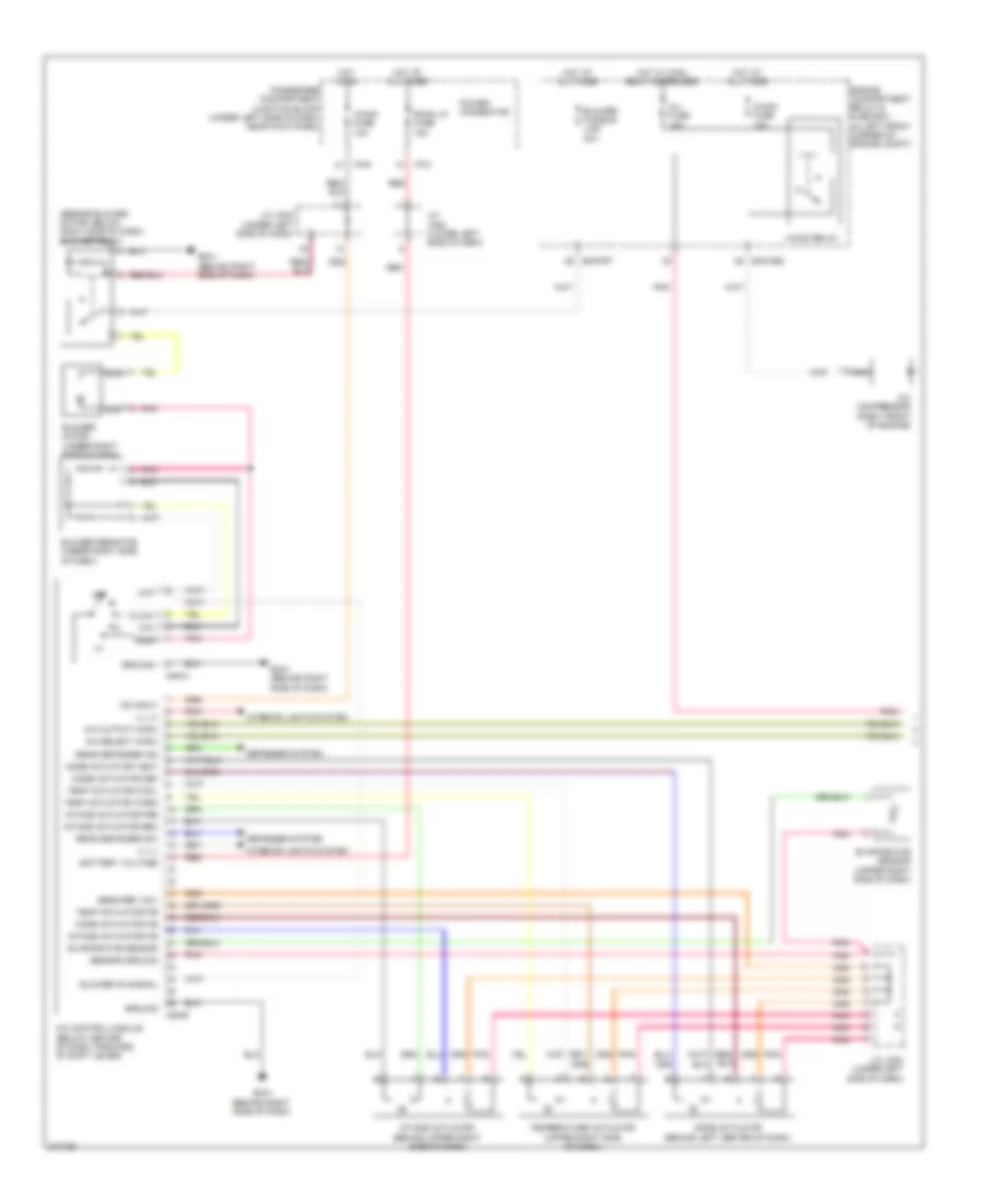 Manual A C Wiring Diagram 1 of 2 for Hyundai Elantra GLS 2009