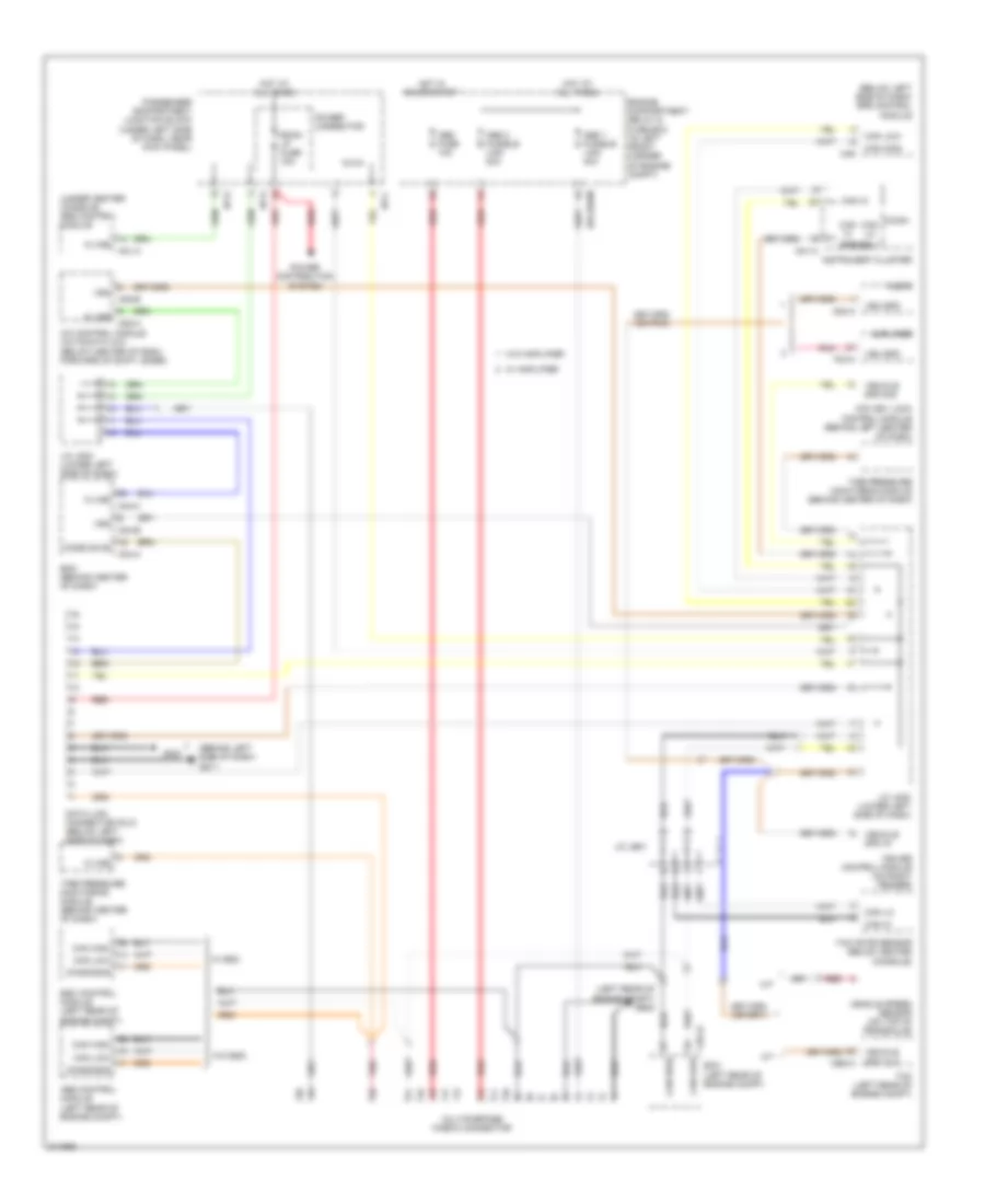 Computer Data Lines Wiring Diagram for Hyundai Elantra GLS 2009