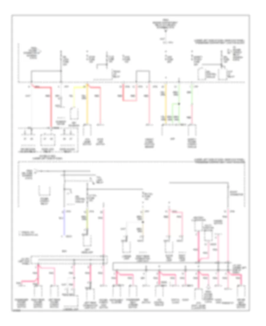 Power Distribution Wiring Diagram (6 of 6) for Hyundai Elantra GLS 2009