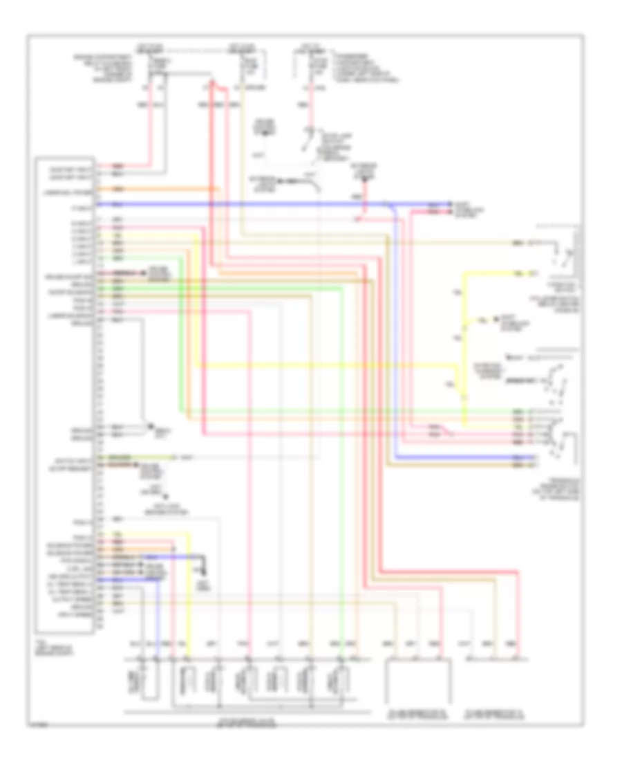 Transmission Wiring Diagram for Hyundai Elantra GLS 2009