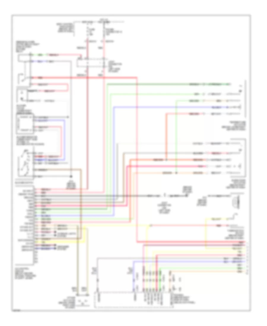 Manual A C Wiring Diagram 1 of 2 for Hyundai Tiburon SE 2005