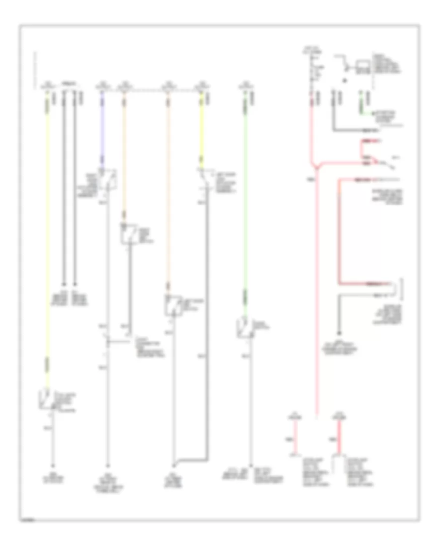 Forced Entry Wiring Diagram for Hyundai Tiburon SE 2005