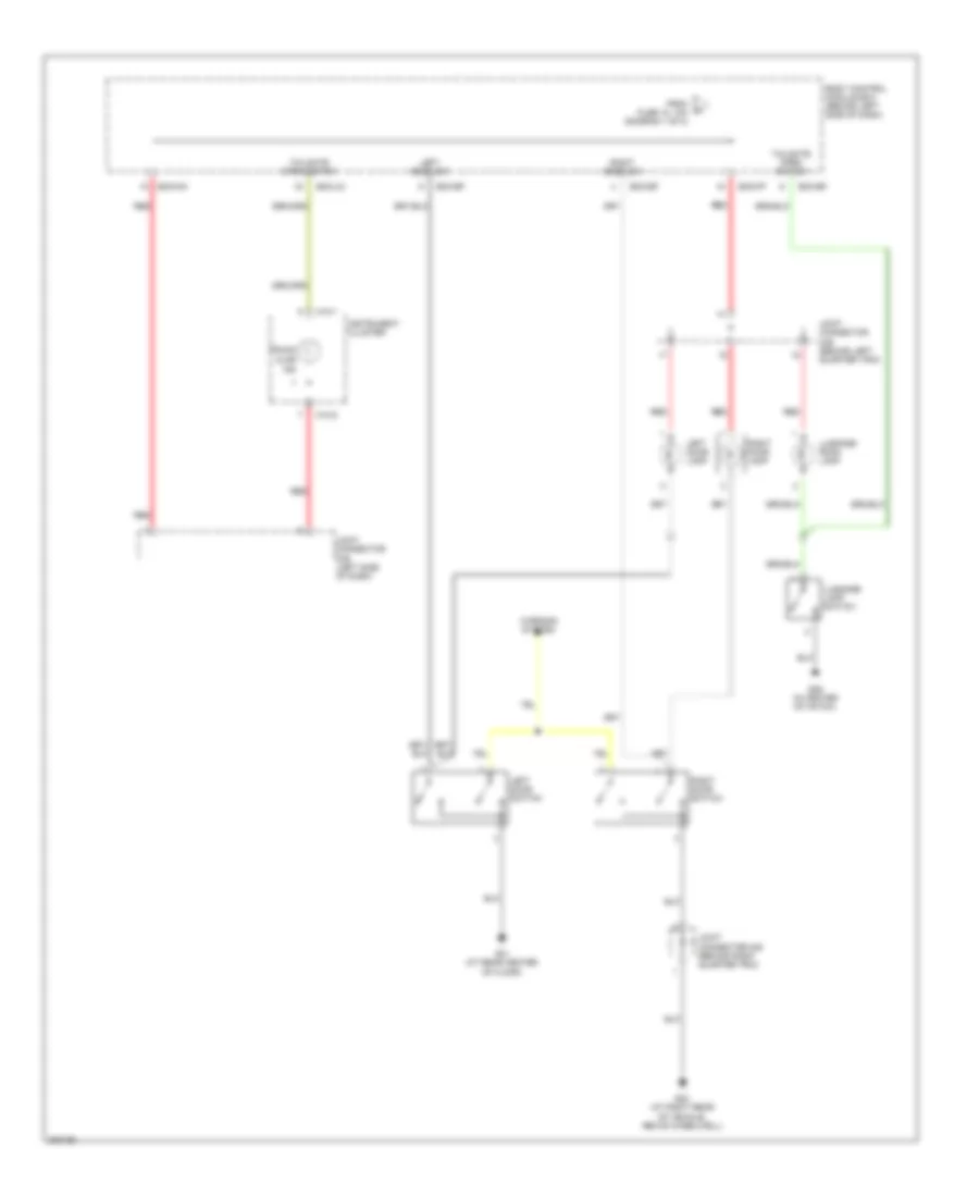 Courtesy Lamps Wiring Diagram 2 of 2 for Hyundai Tiburon SE 2005