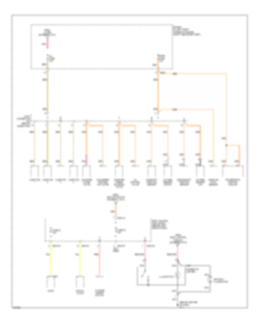 Power Distribution Wiring Diagram 2 of 8 for Hyundai Tiburon SE 2005