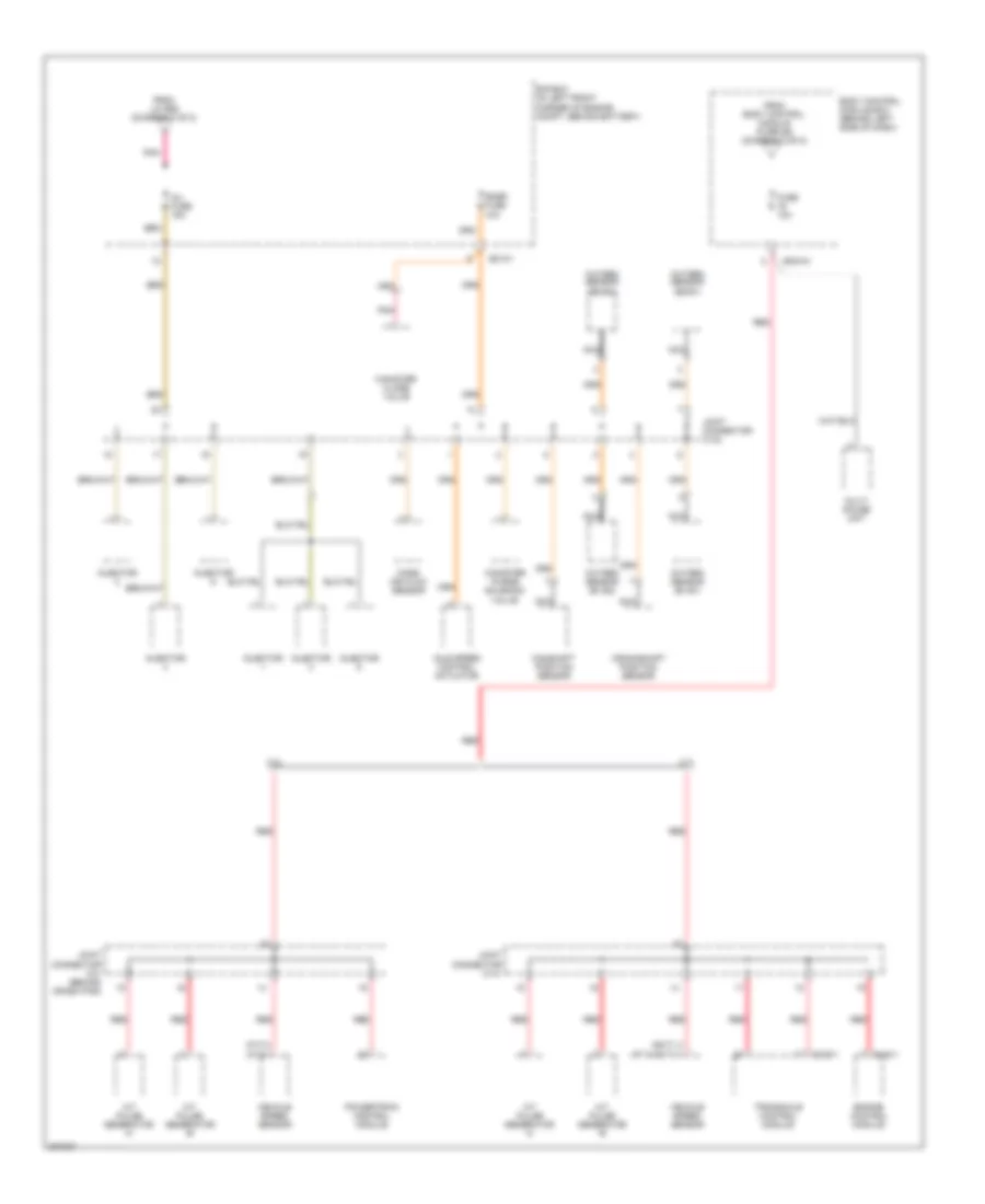 Power Distribution Wiring Diagram 3 of 8 for Hyundai Tiburon SE 2005