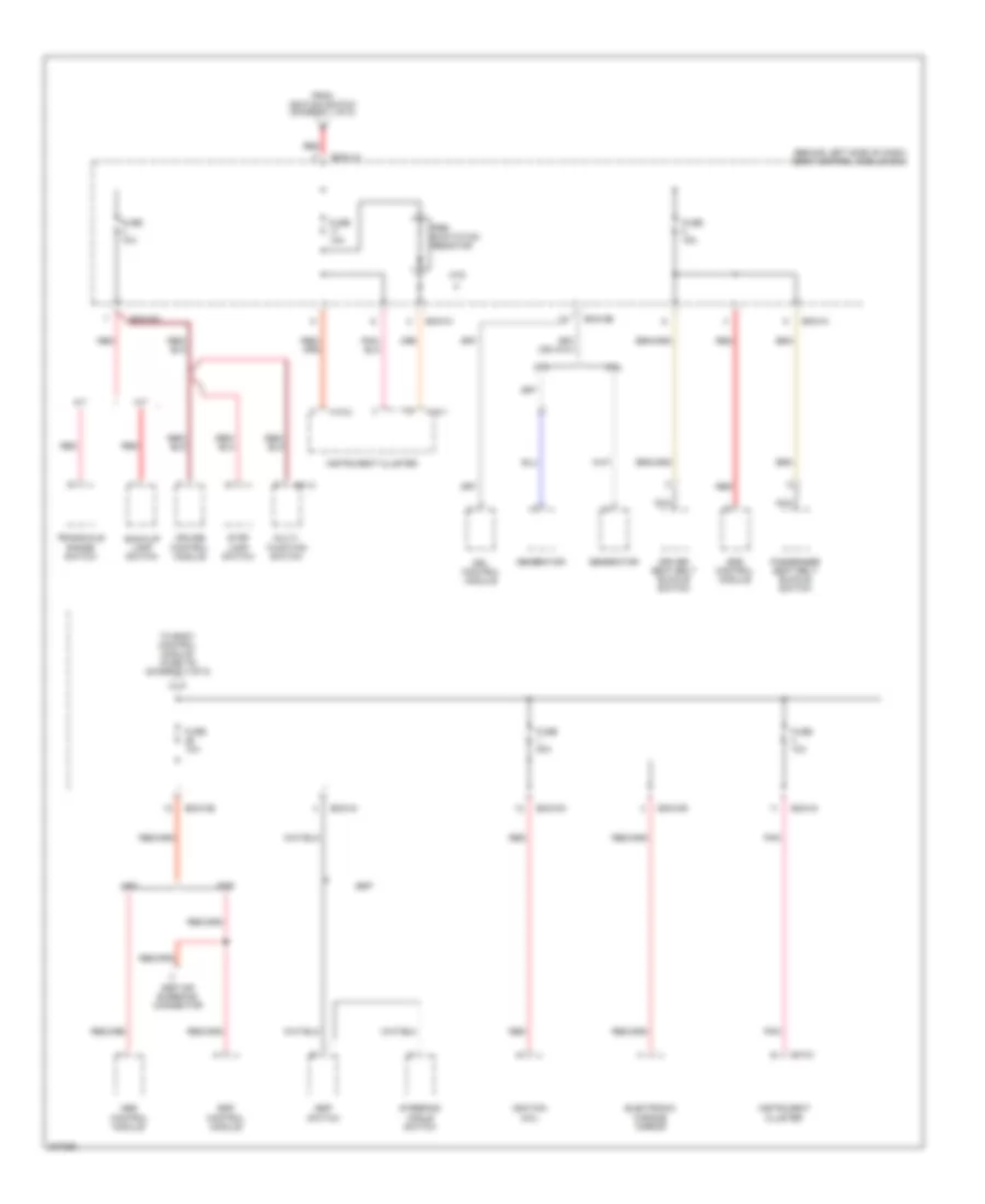 Power Distribution Wiring Diagram 5 of 8 for Hyundai Tiburon SE 2005