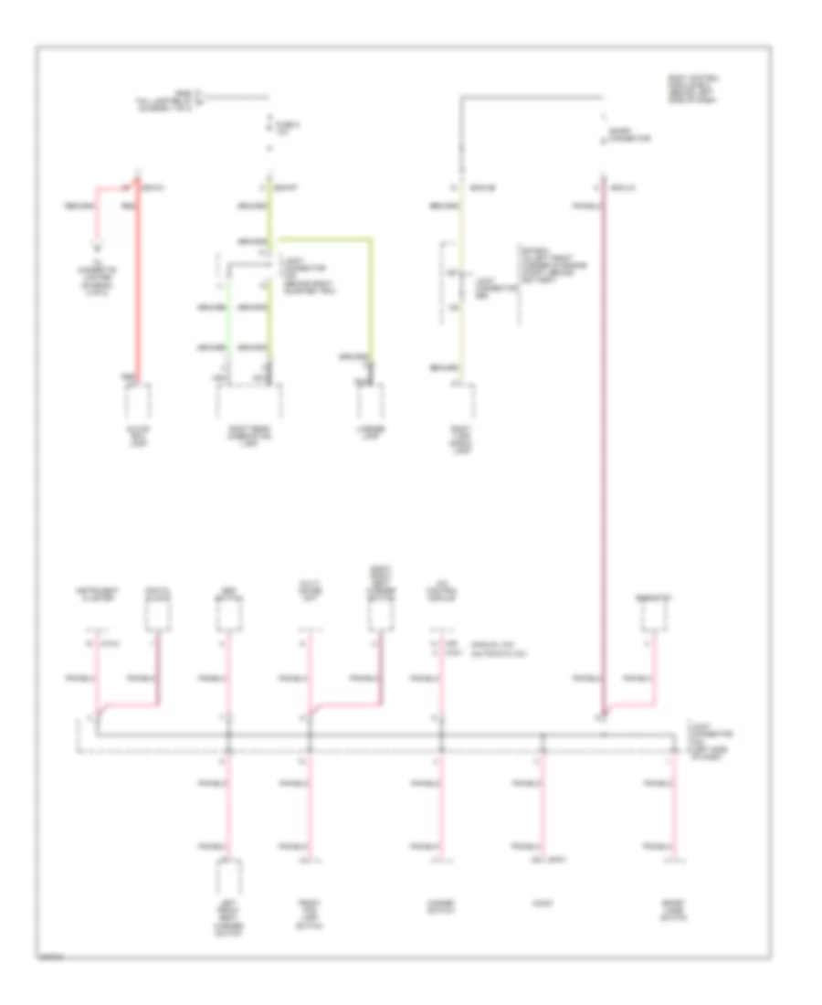 Power Distribution Wiring Diagram 8 of 8 for Hyundai Tiburon SE 2005