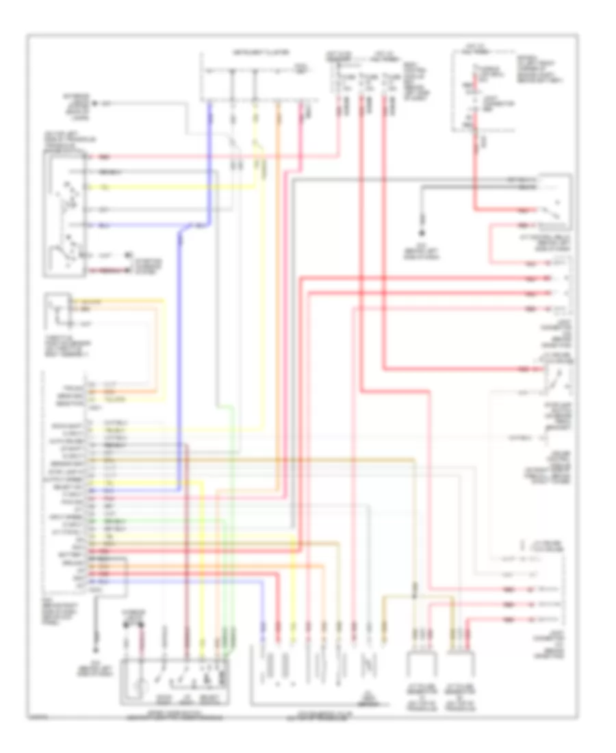 2 0L A T Wiring Diagram for Hyundai Tiburon SE 2005