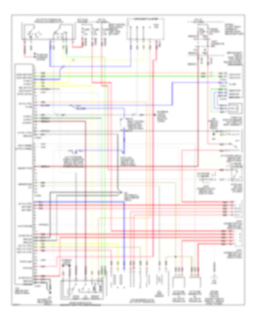 2 7L A T Wiring Diagram for Hyundai Tiburon SE 2005