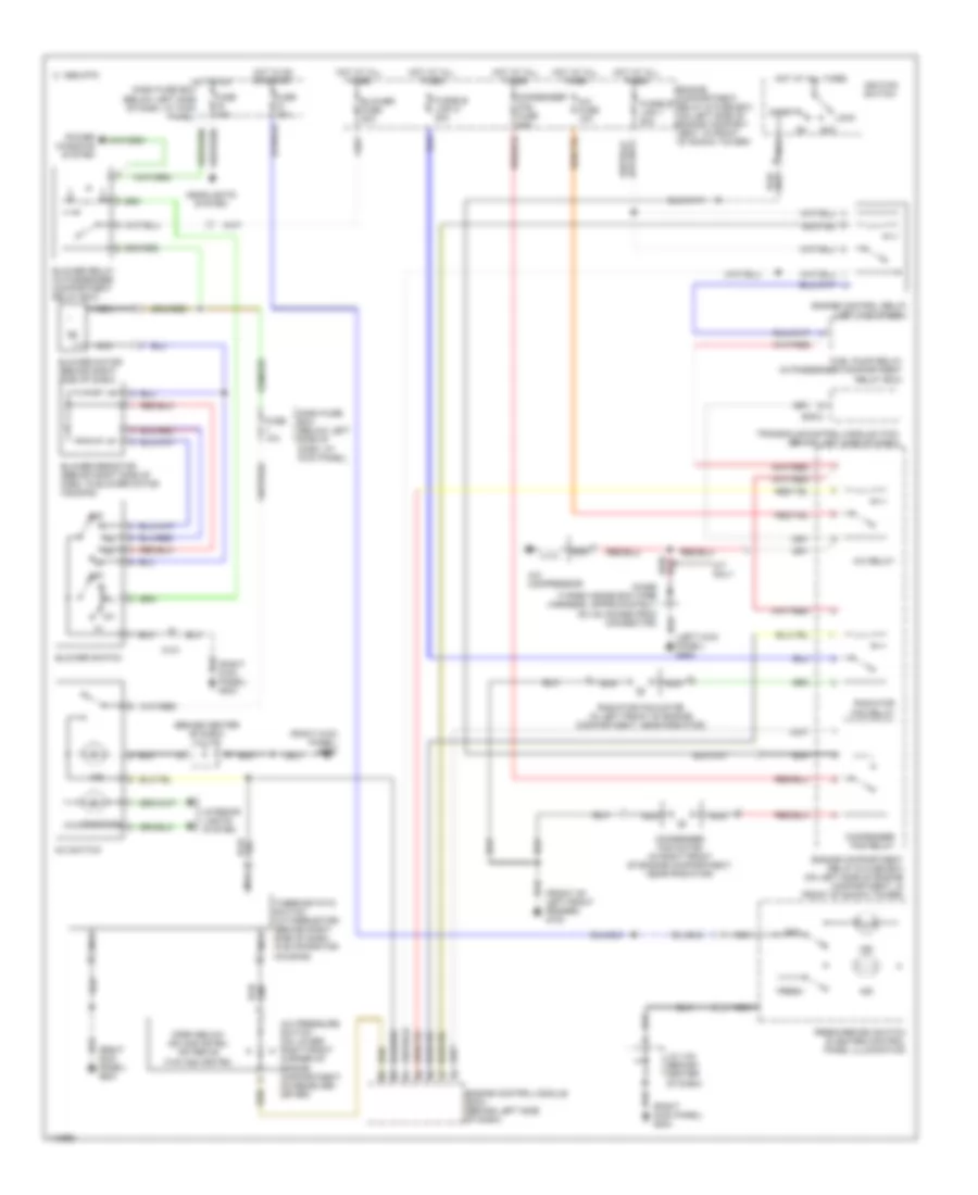 Manual A C Wiring Diagram for Hyundai Accent GL 1999