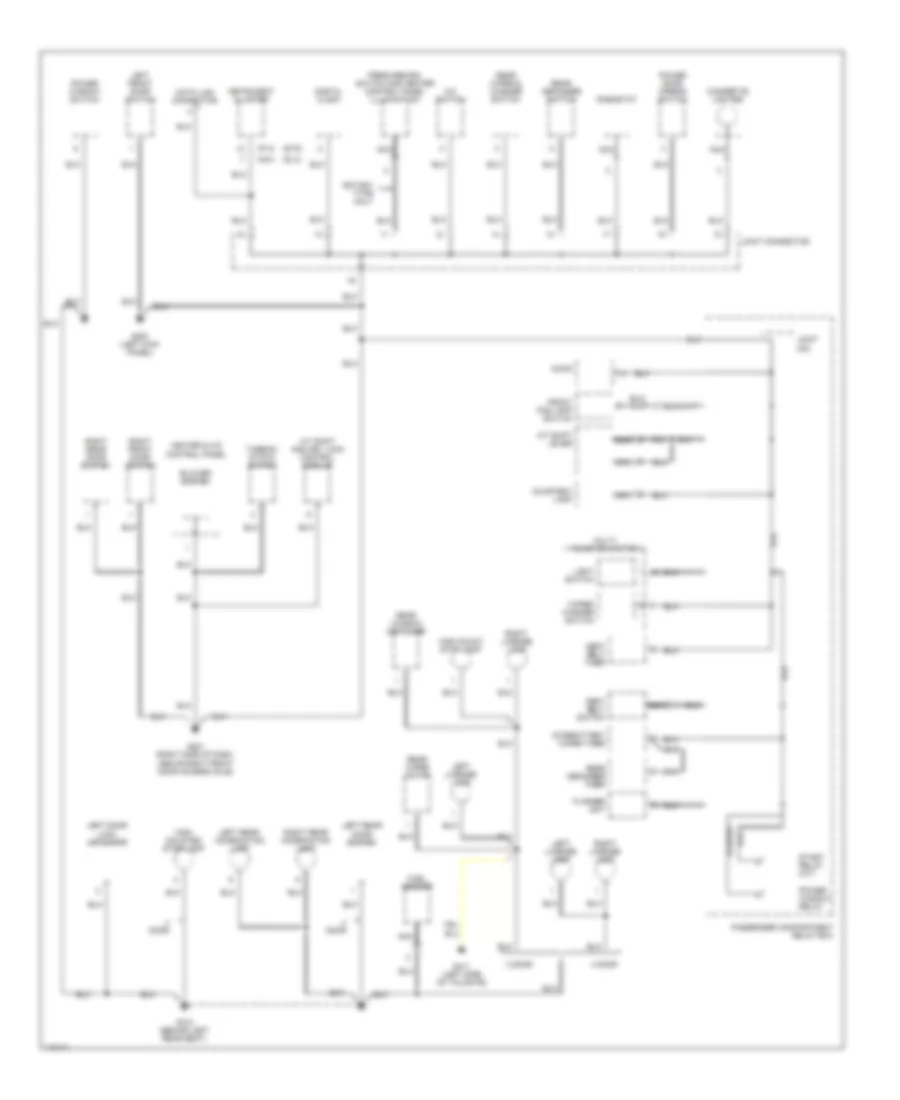 Ground Distribution Wiring Diagram 2 of 3 for Hyundai Accent GL 1999