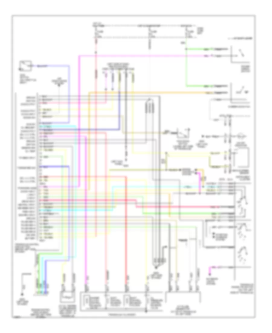 A T Wiring Diagram for Hyundai Accent GL 1999