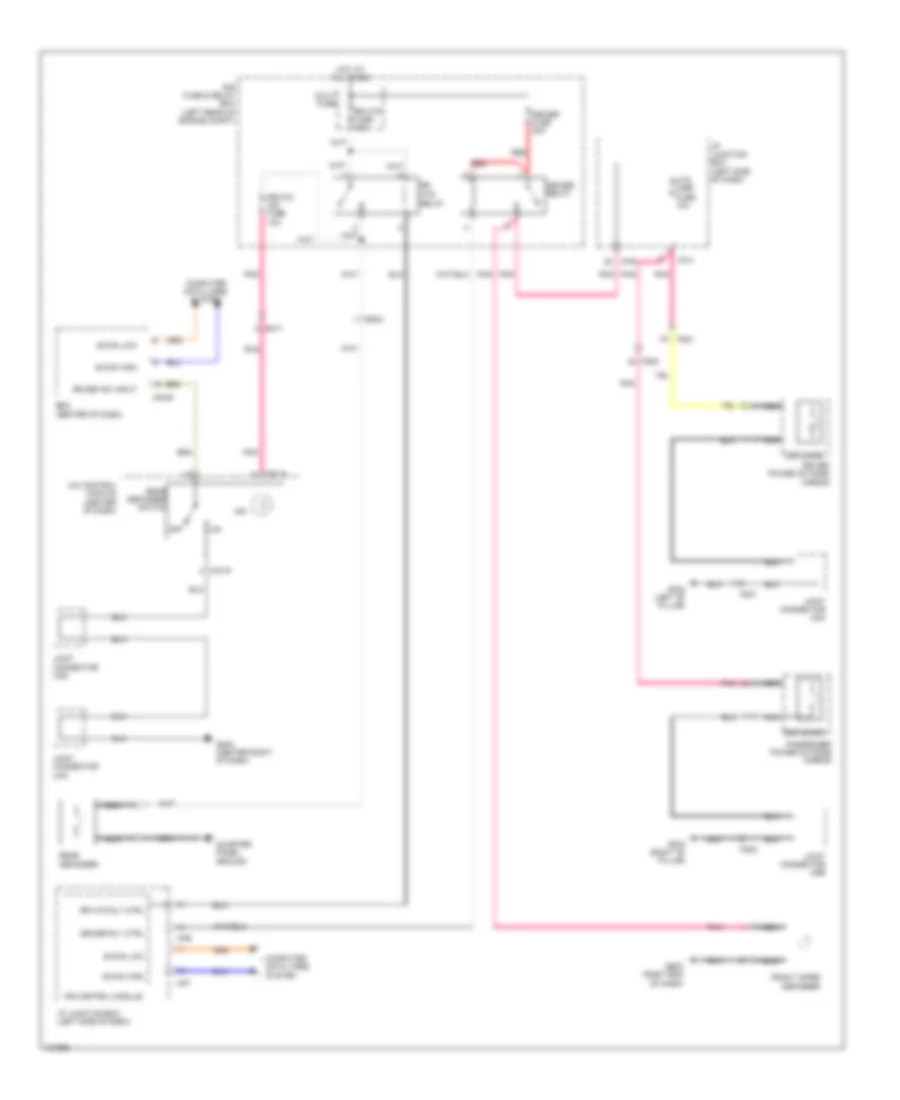 Defoggers Wiring Diagram, Hybrid for Hyundai Sonata Hybrid 2014
