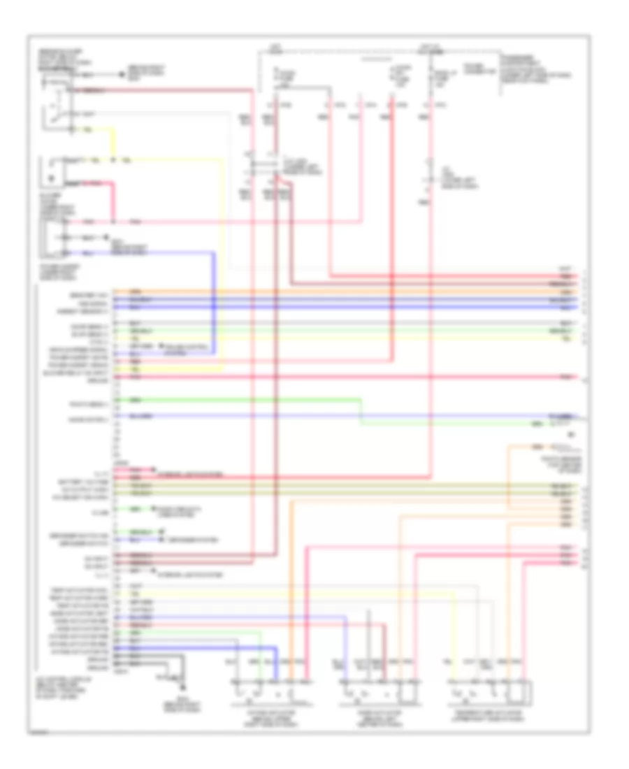 Automatic A C Wiring Diagram 1 of 2 for Hyundai Elantra SE 2009